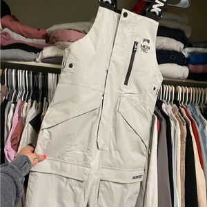 Womens Gray Montec Snow Pants